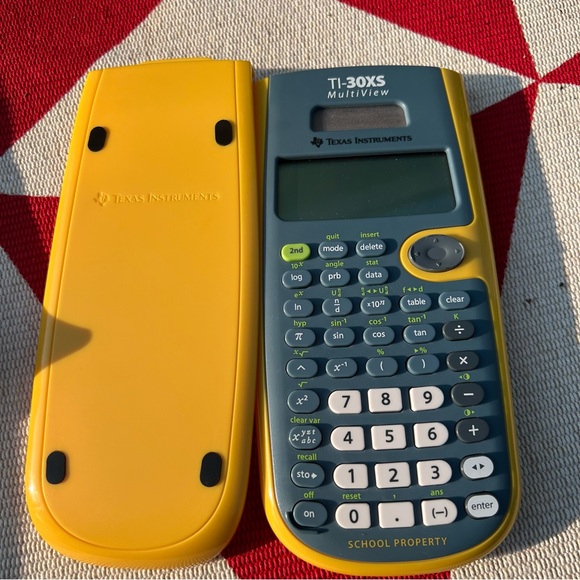 Texas Instruments TI-30XS MultiView GUC!!! Yellow - Picture 14 of 14